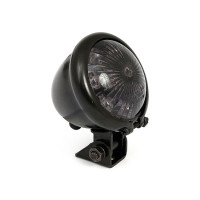 Bates style LED taillight. Black. Smoke lens