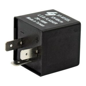 Turn signal flasher, multi-current 2 to 100w. 12v