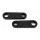 XL Sportster turn signal mount brackets. Rear. Black