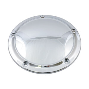 Derby cover, stepped. Chrome