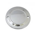 Stepped point cover 2-hole. Chrome