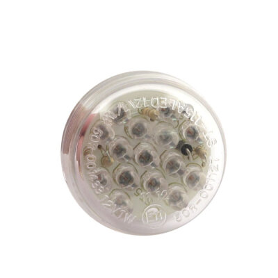 Micro disc, LED taillight. 30mm Clear lens
