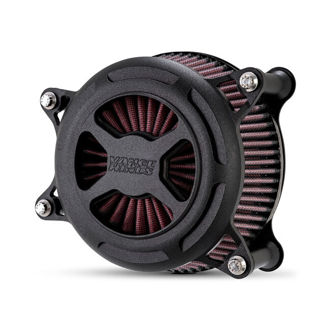 Vance & Hines, VO2 x air cleaner kit. wrinkle black
