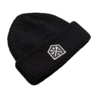 Bike Shed Crest beanie black One size fits most