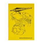 Motorcycle storehouse, Notepad A4