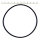 S&S, o-ring, Twin Cam cyl. base 4 inch bore