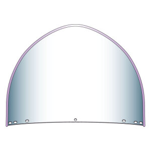 National Cycle, peaked top window beaded. 1949 style