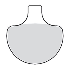 EBC, V-Pad Semi Sintered brake pads