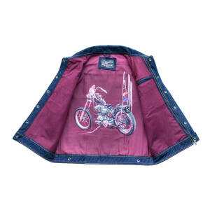 13 1/2 Rain Splitter denim vest Size S