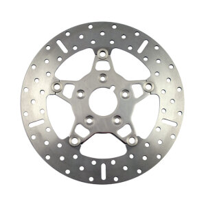 EBC, polished stainless floating brake rotor