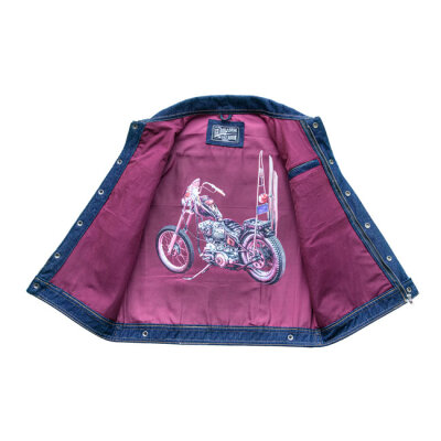 13 1/2 Rain Splitter denim vest Size 2XL