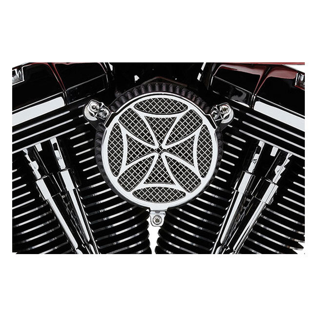 Cobra, naked air cleaner kit. Cross, chrome