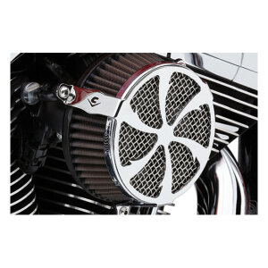 Cobra, naked air cleaner kit. Swept, chrome