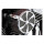Cobra, naked air cleaner kit. Swept, chrome