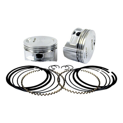 S&S, 100"/107" 4" bore piston kit. Std