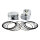 S&S, 116" 4" bore piston kit. +.010"