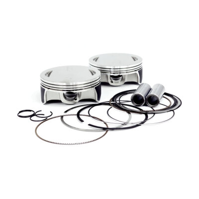 S&S, 124" 4-1/8" bore forged piston kit. +.010"