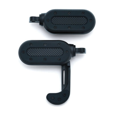 Kuryakyn, Heavy Industry Switchblade foot pegs. Stain black