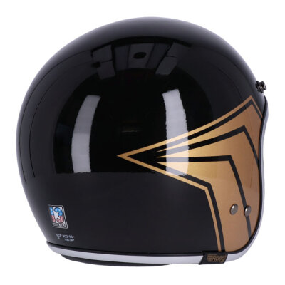 13 1/2 Skull bucket helmet gloss black Size XS