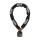 Abus, Granit 37RK/80 pad lock & 14KS120 black loop chain