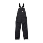Carhartt Relaxed Fit duck bib overall black Size W32/L34