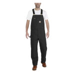 Carhartt Relaxed Fit duck bib overall black Size W32/L34