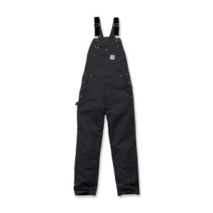 Carhartt Relaxed Fit duck bib overall black Size W36/L34