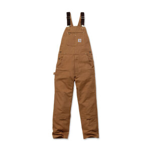 Carhartt Relaxed Fit duck bib overall carhartt®brown Size W30/L32