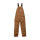 Carhartt Relaxed Fit duck bib overall carhartt®brown Size W32/L32