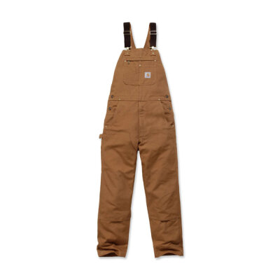 Carhartt Relaxed Fit duck bib overall carhartt®brown Size W36/L34