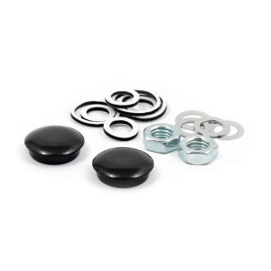 Shock bolt cover kit. Black