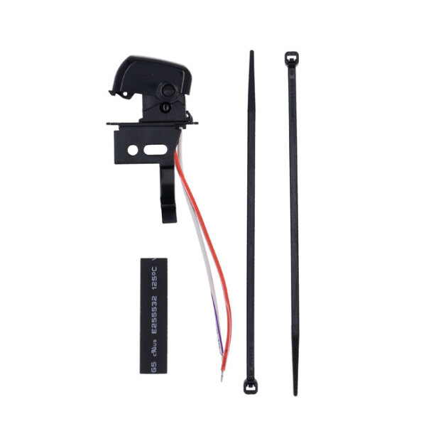 Left turn, handlebar switch. Black