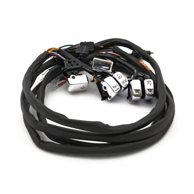 Handlebar switch & wiring kit. Radio. Chrome - OstFreesenChoppers ...