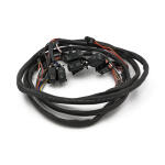 Handlebar switch & wiring kit. Radio. Black