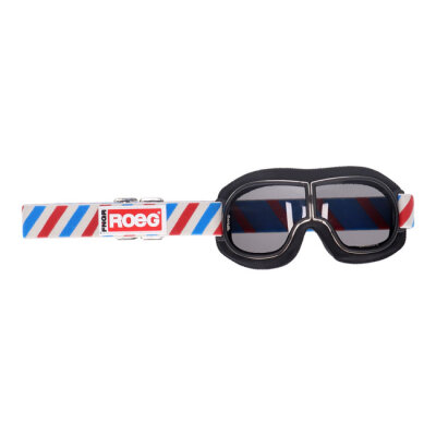 Roeg Jettson Helix goggle black and striped strap One size fits most