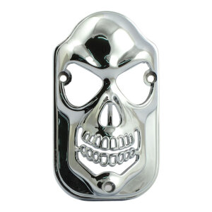 Tombstone taillight grill. skull. Chrome