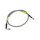 Goodridge brake line upper front, stainless clear coated