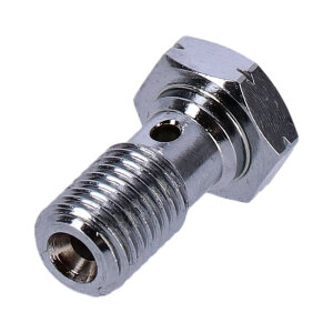 Goodridge banjo bolt, m10 x 1.25, chrome