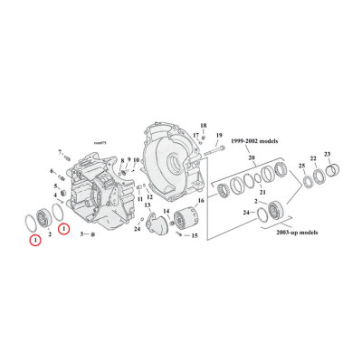 Ret.ring,pinion shaft bearing