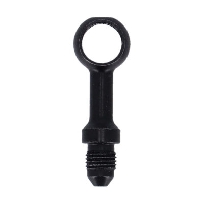 Goodridge Banjo fitting black 7/16" straight 11mm
