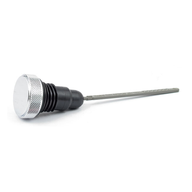 Oil tank fill plug. Chrome