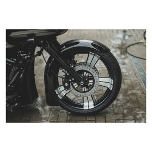 Killer Custom, Bulldog front fender, 23 x 5.50 fat wheels