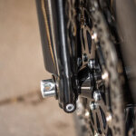 Killer Custom, front wheel ABS spacer right front. Black