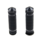 Cult-Werk, 1" / 25.4mm Grooved handlebar grips. Black