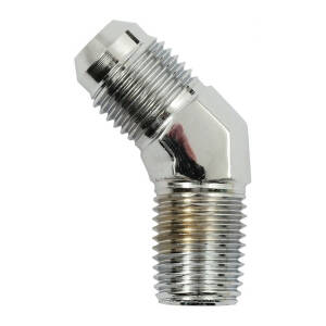 Goodridge, -6 JIC oil line fitting, 1/4". 45°....