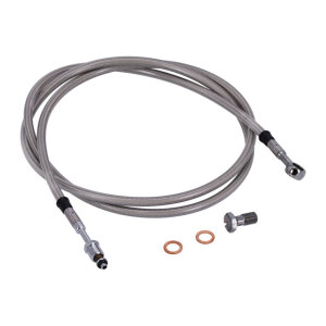 Goodridge hydraulic clutch line kit 65", clear coated