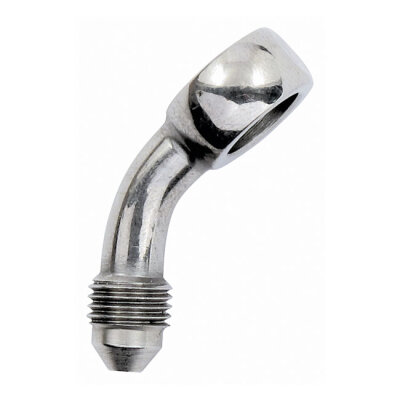 Goodridge, Slimline banjo fitting 3/8", 45 degrees. SS
