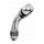 Goodridge, Slimline banjo fitting 3/8", 45 degrees. SS