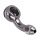 Goodridge, Slimline banjo fitting 3/8", 45 degrees. SS