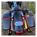 Custom Dynamics, Fascia LED rear panels for Touring. Chrome